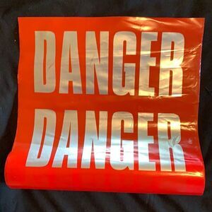 Large Roll of Danger Tape Halloween